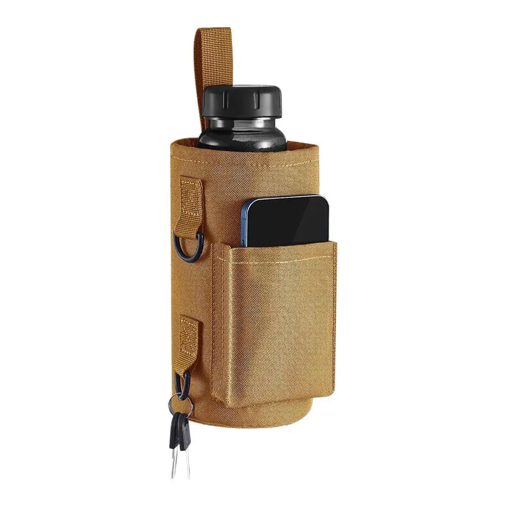 Magnetic Gym Water Bottle Bag Holder, Built-In Magnet for Easy Attachment to Metal Surface, Magnetic Bottle Sleeve Pouch